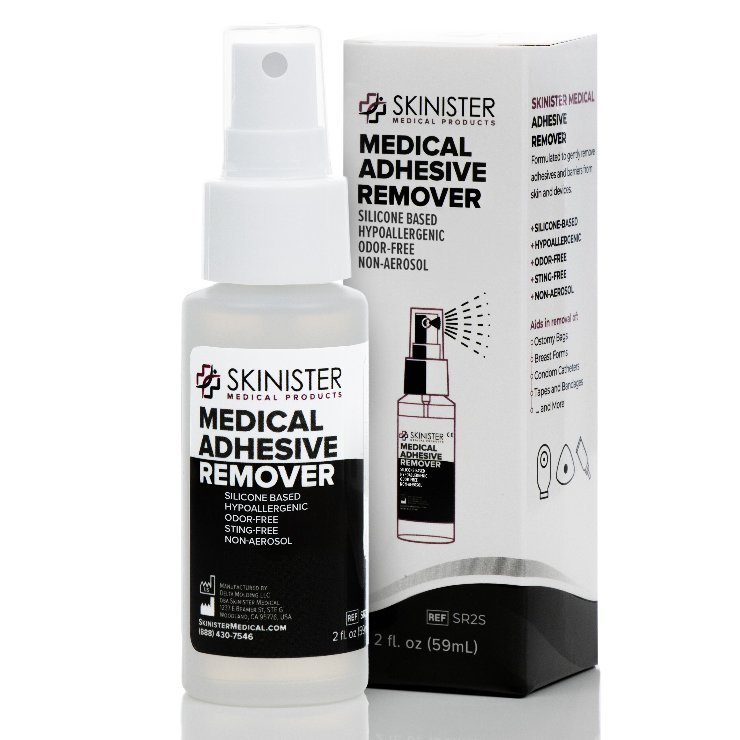 Skinister Medical Adhesive being applied for ostomy use