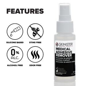 Hybrid Medical Adhesive Remover Wipes – Silicone Adhesive Remover for Skin | Ostomy, Wig, Tape & Bandage Adhesive Remover | 50 Dry Wipes + 2oz Spray Solution - Image 4