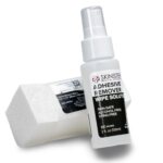 Skinister Medical Hybrid Adhesive Remover kit with 50 individually wrapped wipes and silicone-based adhesive spray for medical and ostomy use